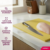 Cookinglife Schneidebrett HACCP Gelb 40 x 30 cm - für Geflügel