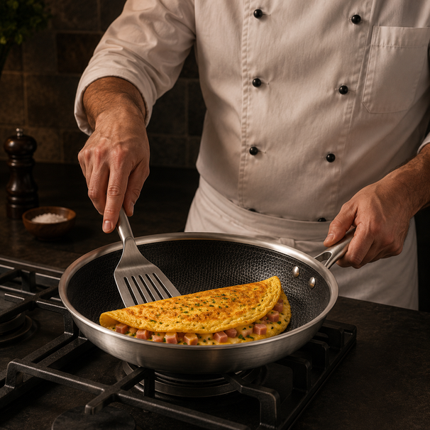 Cookinglife Bratpfannenset HexaCook Hybride Pfanne 2-teilig - ø 24 & 28 cm - NON STICK - geeignet für alle Wärmequellen - keramische Antihaftbeschichtung