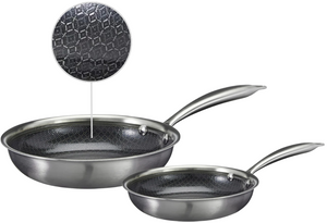 Cookinglife Bratpfannenset HexaCook Ø 24 und 28 cm – geeignet für alle Wärmequellen – keramische Antihaftbeschichtung