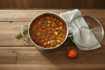 Cookinglife Topfset Essential Steel 6-Teilig - Edelstahl - Kochtopf ø 16, 18, 20 cm & Stielkasserolle ø 16 cm + Bratpfanne Superior ø 24 & 28 cm - geeignet für alle Wärmequellen