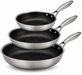 Cookinglife Bratpfannenset HexaCook Hybride Pfanne 3-teilig - ø 20, 24 & 28 cm - NON STICK - geeignet für alle Wärmequellen - keramische Antihaftbeschichtung