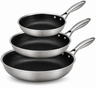 Cookinglife Bratpfannenset HexaCook Hybride Pfanne 3-teilig - ø 20, 24 & 28 cm - NON STICK - geeignet für alle Wärmequellen - keramische Antihaftbeschichtung