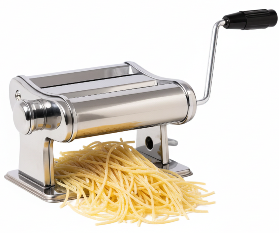 Cookinglife Nudelmacher Italienisch Chrom für Lasagne und Spaghetti