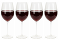 Cookinglife Rote Weingläser Solare 540 ml - 4 Stück