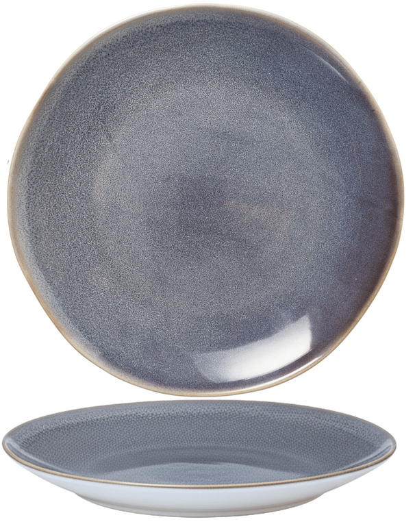 Cookinglife Speiseteller Serene Blue ø 28 cm - Steingut - 4 Stück