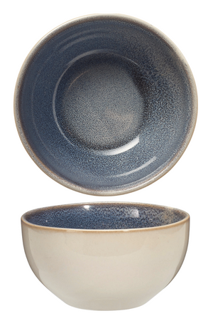 Cookinglife Suppenschüsseln / Schüsseln Serene Blue ø 14 cm - Steingut - 4 Stück