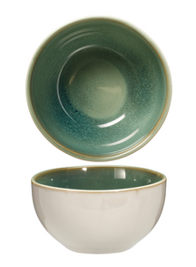 Cookinglife Suppenschüsseln / Schüsseln Serene Green ø 14 cm – Steingut – 4 Stück