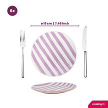 Cookinglife Frühstücksteller / Dessertteller Spring Vibes Ø 19 cm - 6 Stück