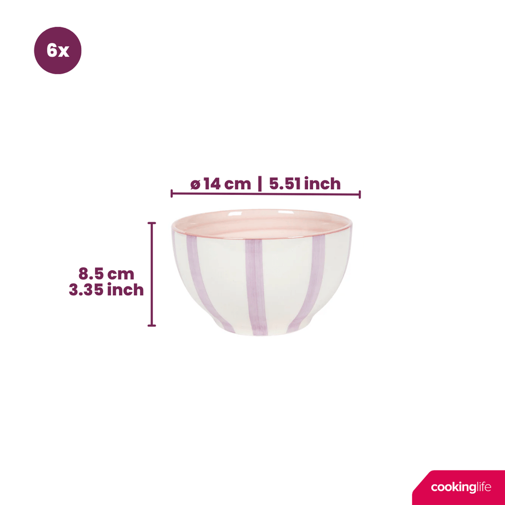 Cookinglife Suppenschalen / Schalen Spring Vibes Ø 14 cm - 6 Stück
