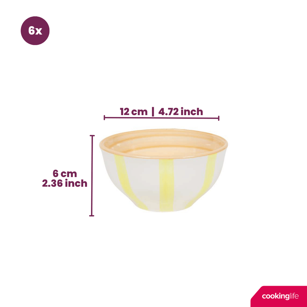 Cookinglife Kleine Schalen Spring Vibes ø 12 cm - 6 Stück