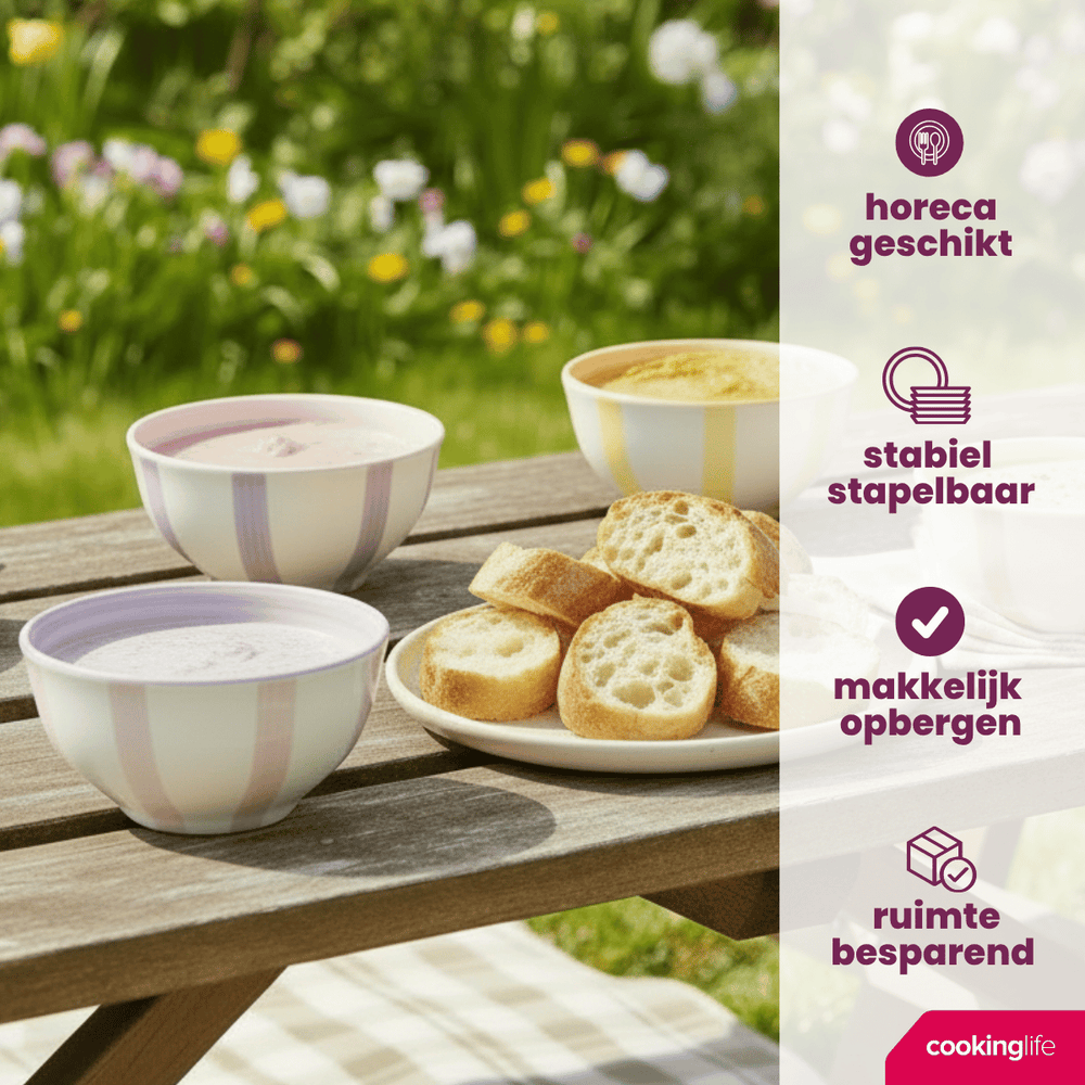 Cookinglife Kleine Schalen Spring Vibes ø 12 cm - 6 Stück