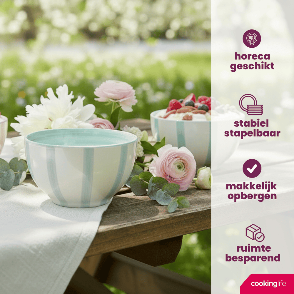 Cookinglife Suppenschalen / Schalen Spring Vibes Ø 14 cm - 6 Stück