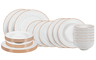 Cookinglife Geschirrset Stratton 24-teilig / 6 Personen - 6 Speiseteller, 6 Frühstückteller, 6 tiefe Teller und 6 Schalen