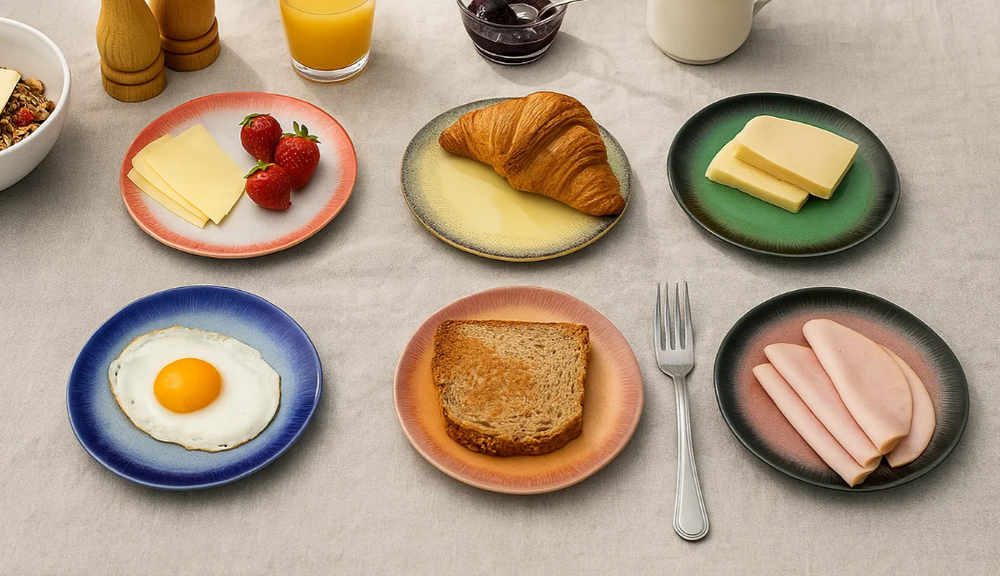 Studio Tavola Frühstücksteller / Dessertteller Fire ø 20 cm - 6 Stück