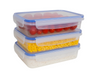 Cookinglife Vershoudbehälter Clip & Fresh 1.4 Liter - 23 x 16.5 x 6.5 cm - 3 Stuks