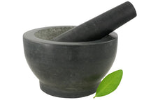 Cookinglife Mörser aus Granit - Schwarz - ø 18 cm