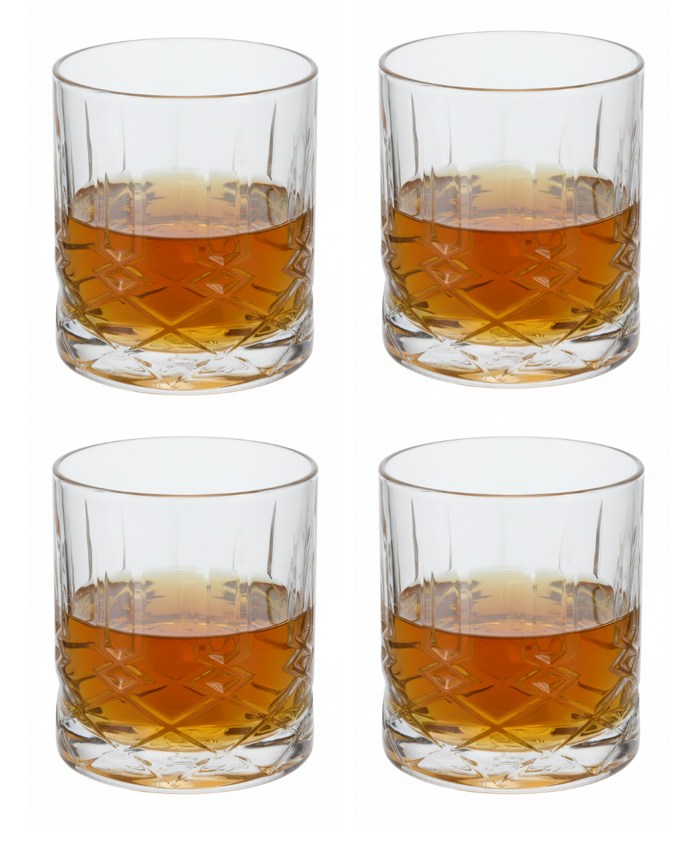 Cookinglife Wassergläser / Whiskeygläser 350 ml - 4 Stück