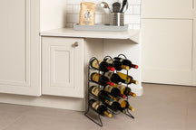 Cookinglife Weinregal Bar Essentials Schwarz - 12 Flaschen