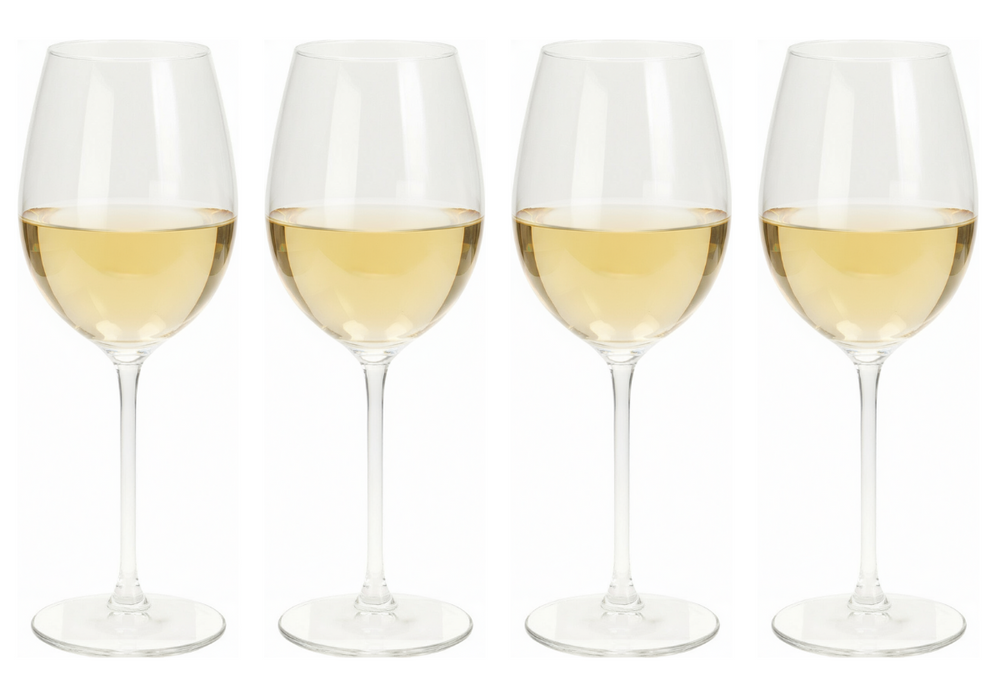 Cookinglife Weiße Weingläser Solare 410 ml - 4 Stück