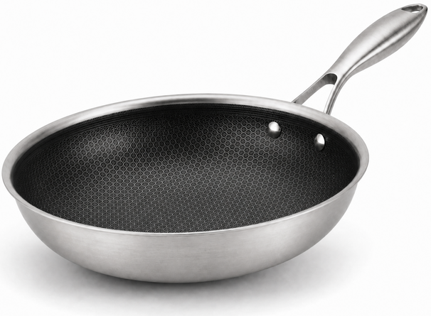 Cookinglife Wokpfanne HexaCook Hybride Pfanne ø 28 cm - NON STICK - geeignet für alle Wärmequellen - keramische Antihaftbeschichtung