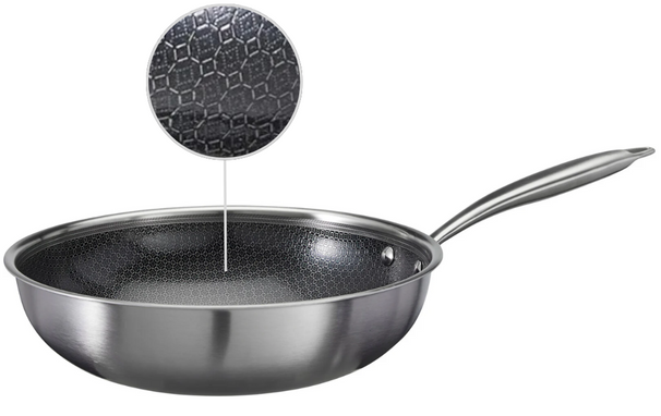 Cookinglife Wokpfanne HexaCook Ø 28 cm – keramische Antihaftbeschichtung – geeignet für alle Wärmequellen