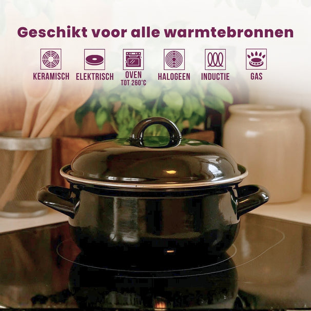 Cooking Bräter Emaille Ø 24 cm / 4 Liter