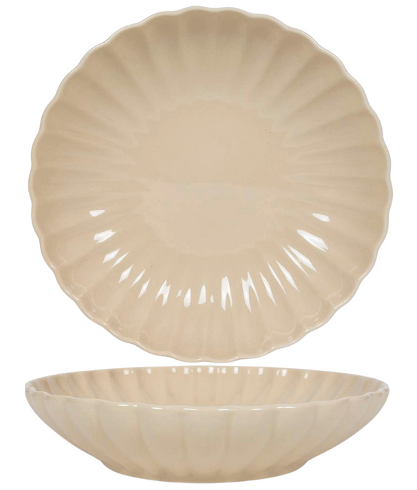 Cookinglife Tiefe Teller / Pastateller Cardida Beige ø 20 cm - 6 Stück
