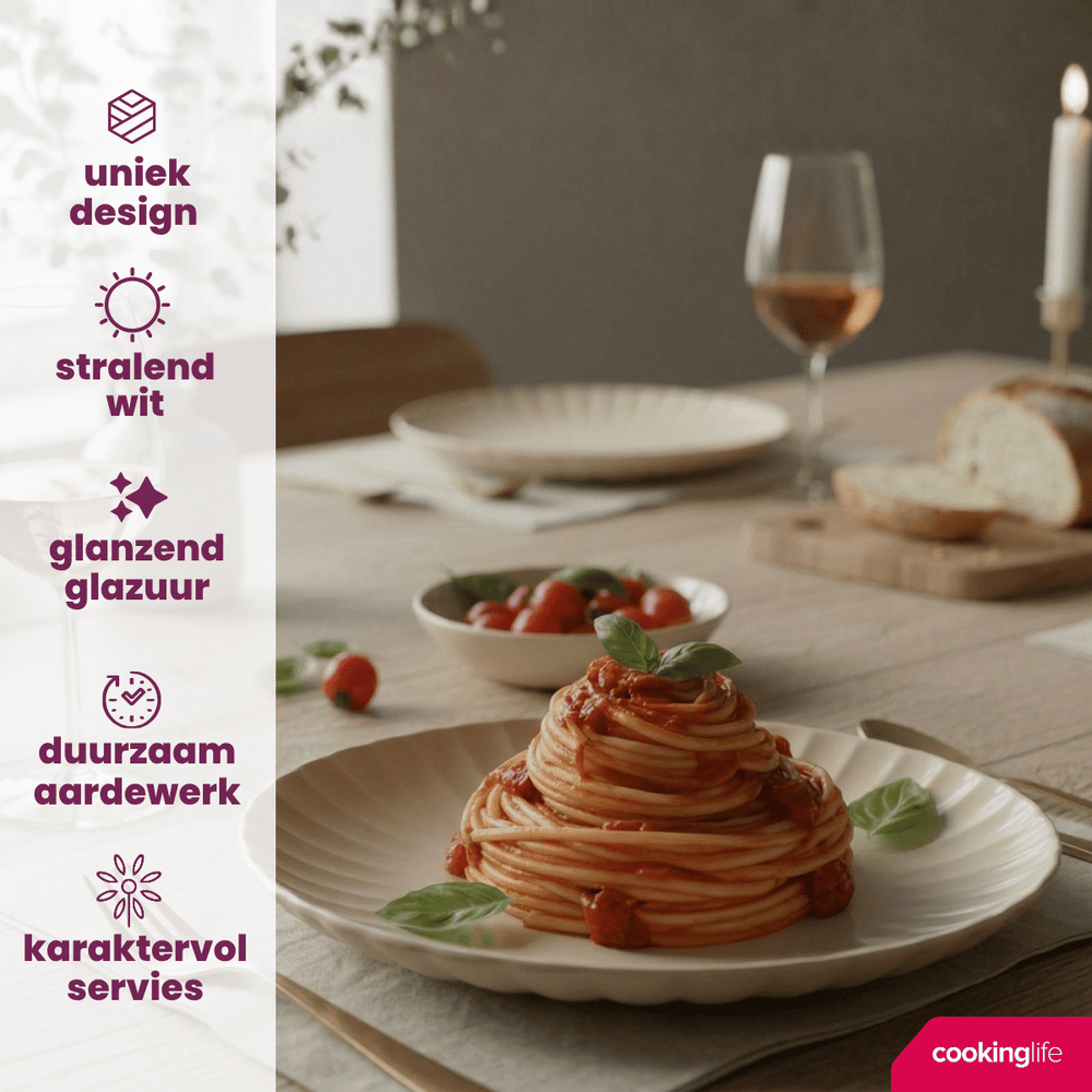 Cookinglife Speiseteller Cardida Beige ø 26 cm - 6 Stück