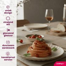 Cookinglife Speiseteller Cardida Beige ø 26 cm - 6 Stück