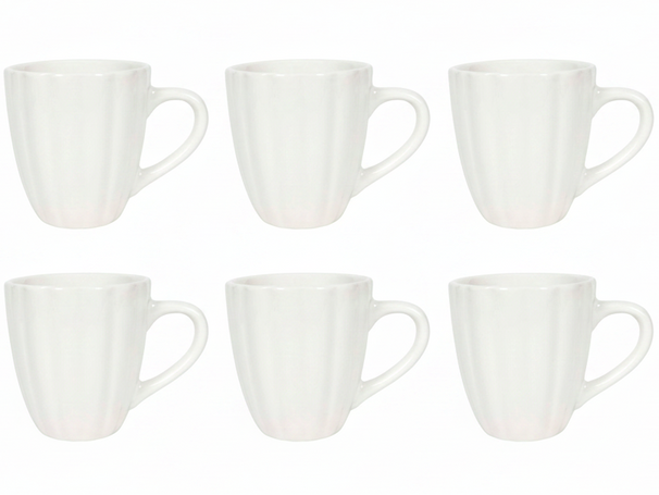 Cookinglife Tassen Cardida Off White 350 ml - 6 Stuks