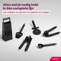Cookinglife Eislöffel Schwarz 19,5 cm