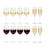 Cookinglife Weinglas-Set Solare 12-teilig - Rote Weingläser + Weiße Weingläser + Champagnergläser