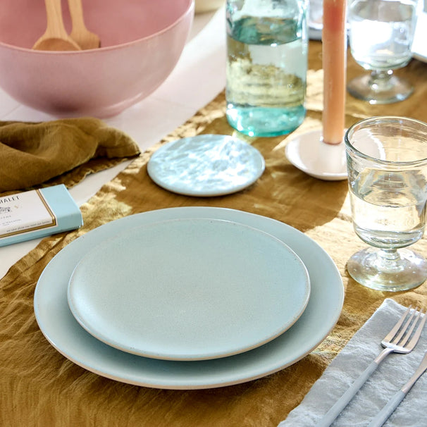 Costa Nova Frühstücksteller / Dessertteller Arenito Aqua ø 22 cm - 6 Stück