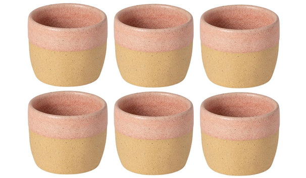 Costa Nova Kaffeetassen Arenito Mauve Rose 200 ml - 6 Stück