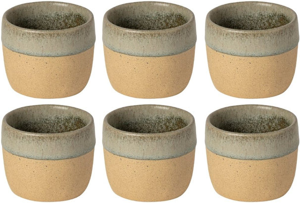 Costa Nova Becher Arenito Salbeigrün 360 ml - 6 Stück