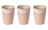 Costa Nova Becher Grespresso Soft Pink 375 ml - 3 Stück