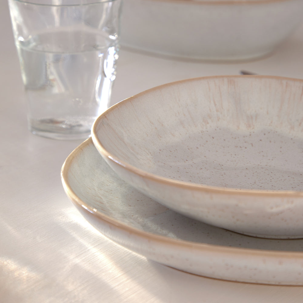 Costa Nova Tiefe Teller / Pastateller Casafina Eivissa Sand Beige ø 23 cm - 6 Stück