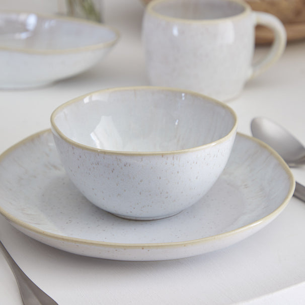 Costa Nova Frühstücksteller / Dessertteller Casafina Eivissa Sand Beige ø 22 cm - 6 Stück