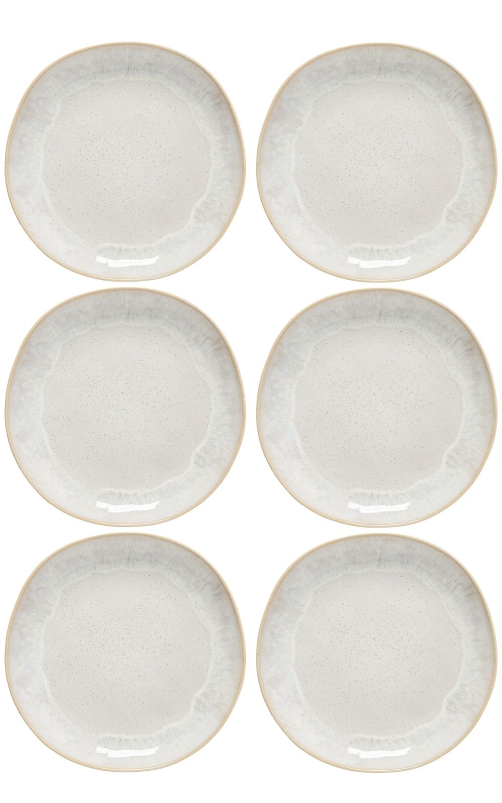 Costa Nova Dinerplatten Casafina Eivissa Sand Beige ø 28 cm - 6 Stück