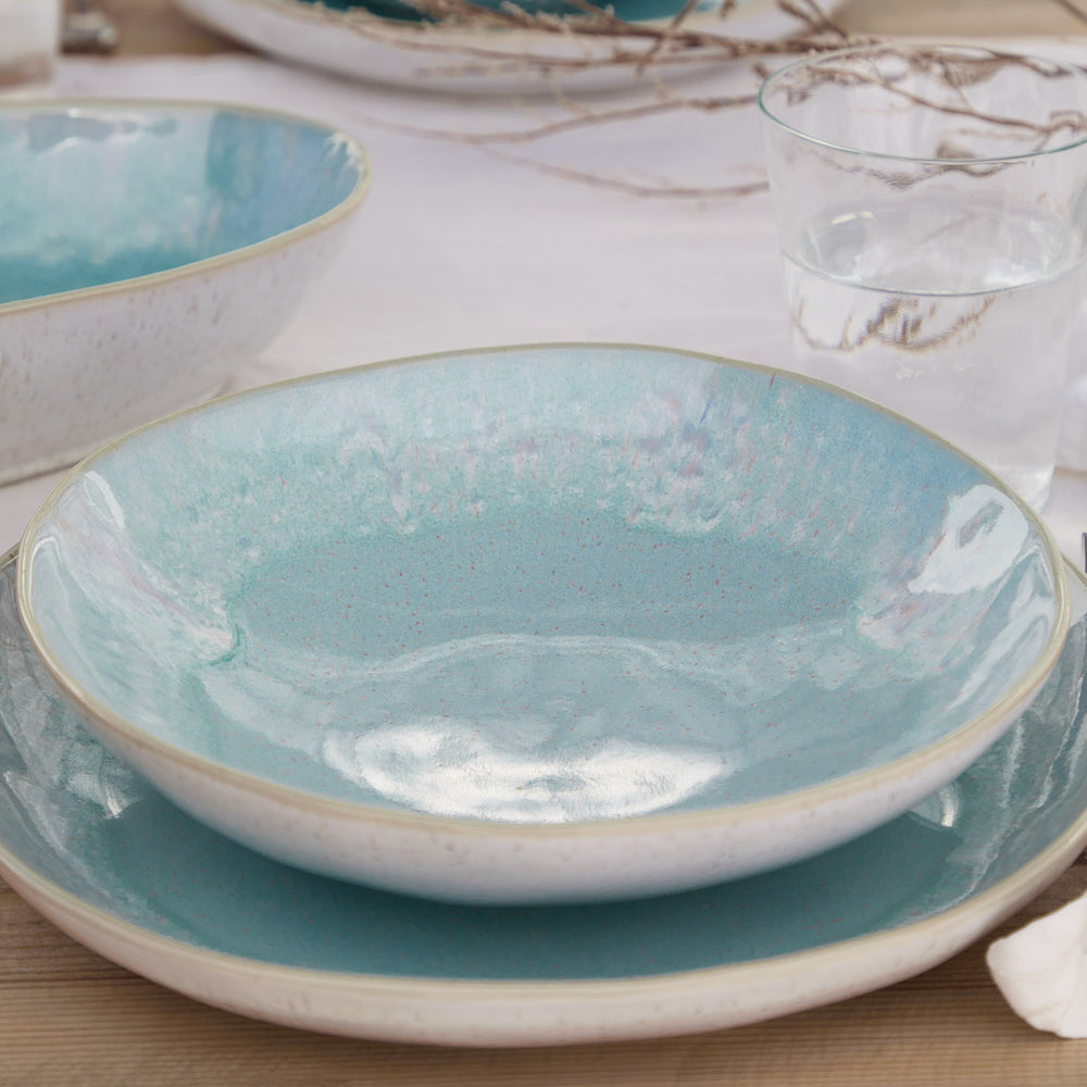 Costa Nova Tiefe Teller / Pastateller Casafina Eivissa Sea Blue ø 23 cm - 6 Stück