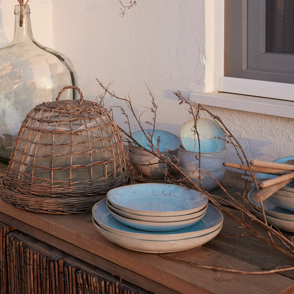 Costa Nova Frühstücksteller / Dessertteller Casafina Eivissa Sea Blue ø 22 cm - 6 Stück