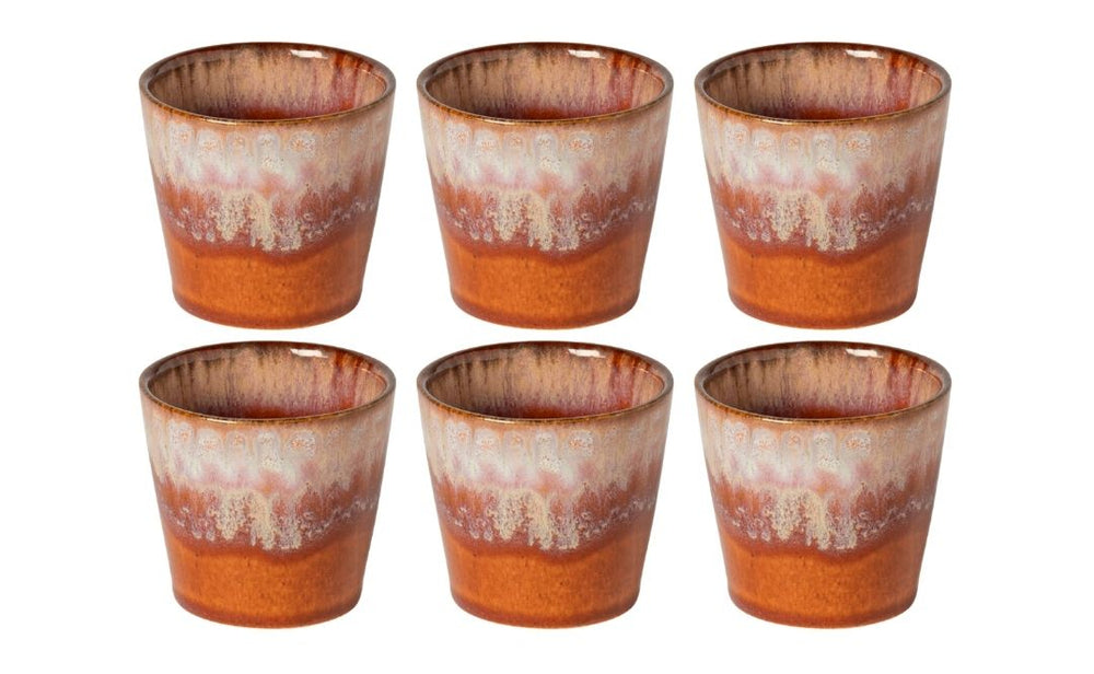 Costa Nova Espresso Tassen Casafina Poterie Caramel-Latte 80 ml - 6 Stück