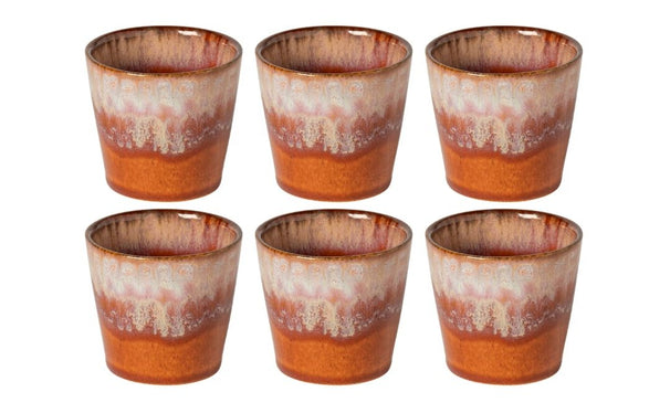 Costa Nova Espresso Tassen Casafina Poterie Caramel-Latte 80 ml - 6 Stück