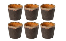 Costa Nova Espresso Tassen Casafina Poterie Mocha-Latte 80 ml - 6 Stück