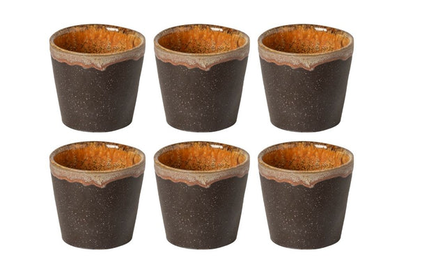 Costa Nova Espresso Tassen Casafina Poterie Mocha-Latte 80 ml - 6 Stück