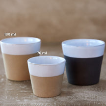 Costa Nova Kaffeetassen Grespresso Nature 190 ml - 3 Stück