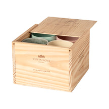 Costa Nova Kaffeetassen Arenito Multicolor 200 ml - 8 Stück - Geschenkbox