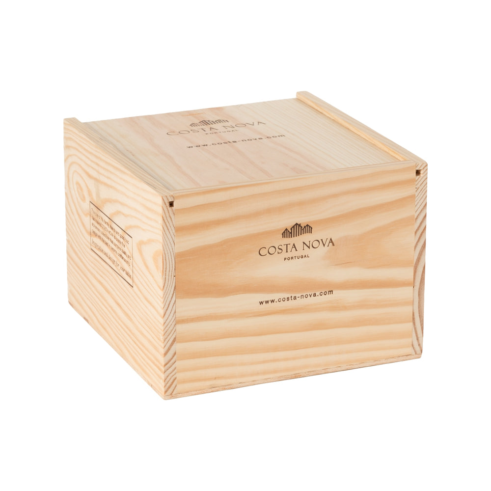 Costa Nova Kaffeetassen Grespresso Denim 190 ml - 8 Stück - Geschenkbox