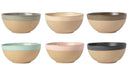 Costa Nova Suppenschalen / Schalen Arenito Multicolor ø 16 cm - 6 Stück