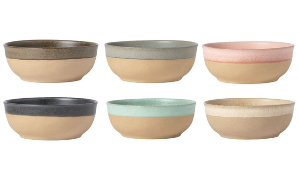 Costa Nova Poke Bowls / Schalen Arenito Multicolor ø 19 cm - 6 Stück